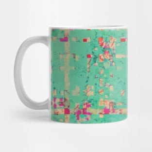 Hot Pink & Mint Green Spring Abstraction Mug